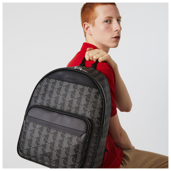 Lacoste Τσάντα πλάτης The Blend Monogram Canvas Backpack
